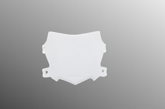 OG MOTOCUTZ X TG BUILT FRONT NUMBER PLATE WHITE