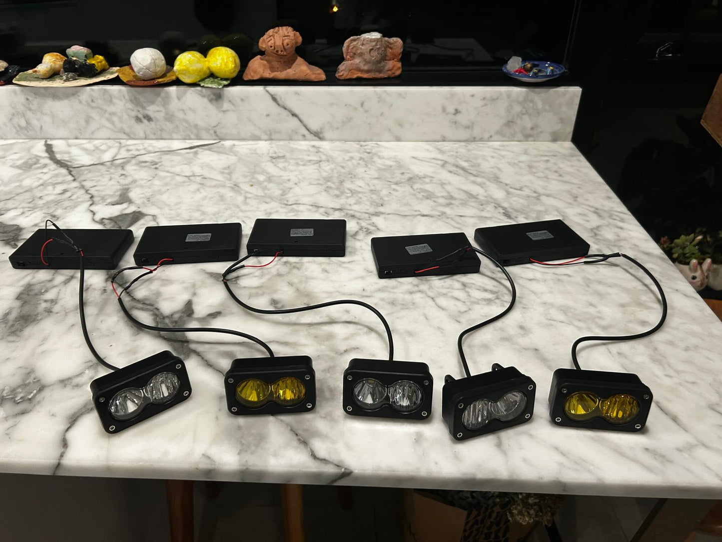 baja lights with mount (battery's Included